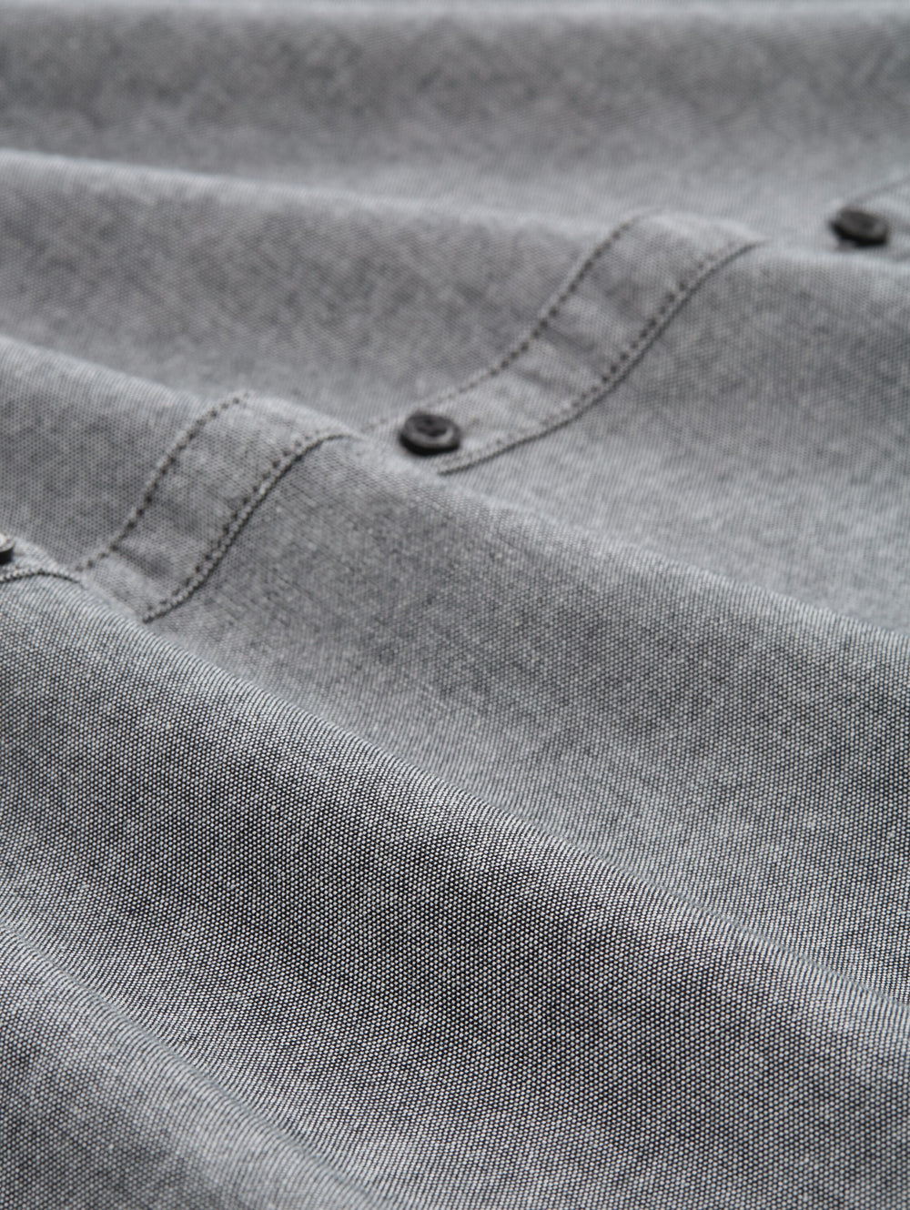 oxford shirt, black white chambray 29653 Bild 2