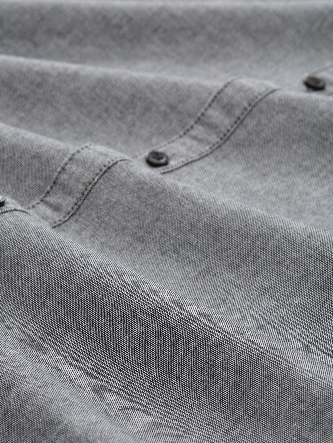 oxford shirt, black white chambray 29653 Bild 2