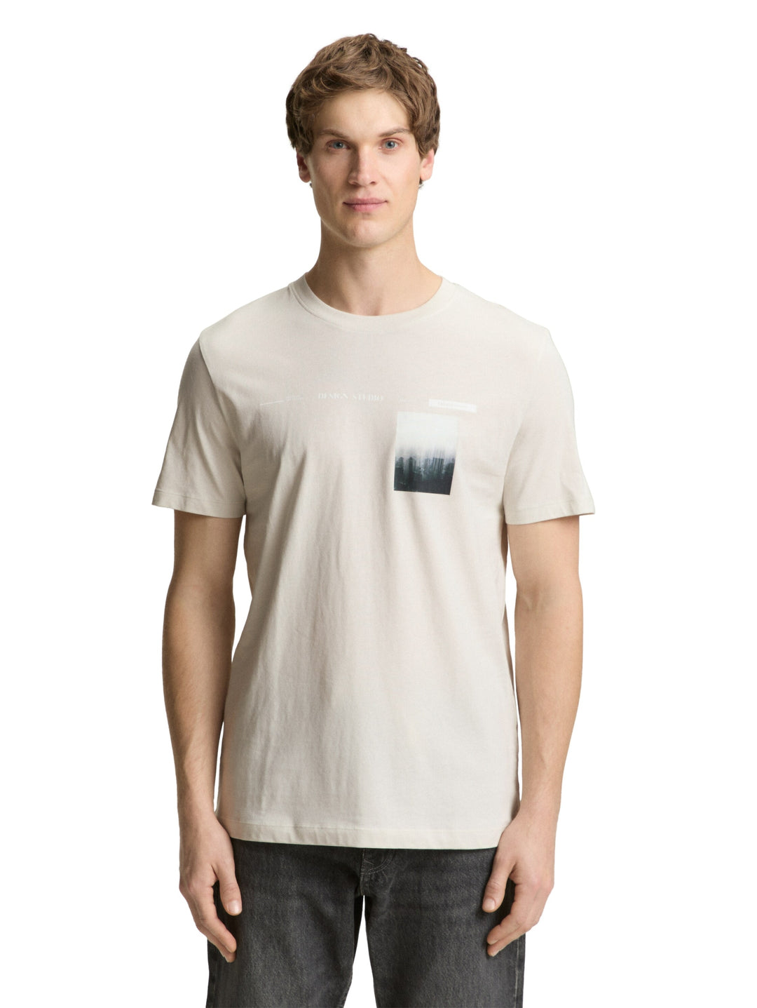 photo print t-shirt, greyish white 32257 Bild 5