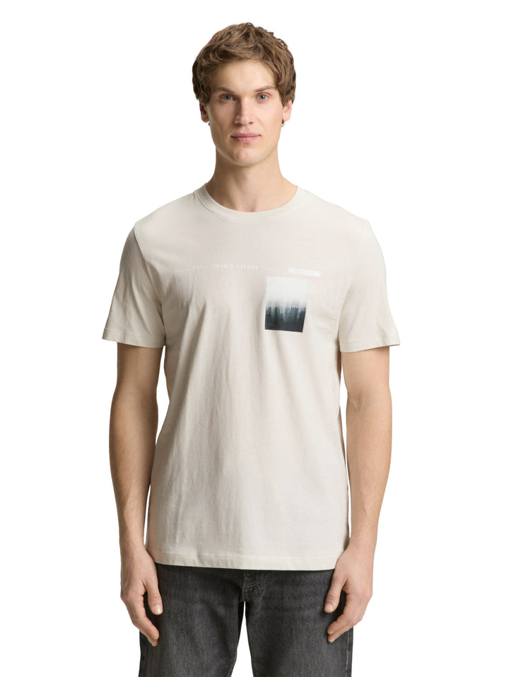 photo print t-shirt, greyish white 32257 Bild 5