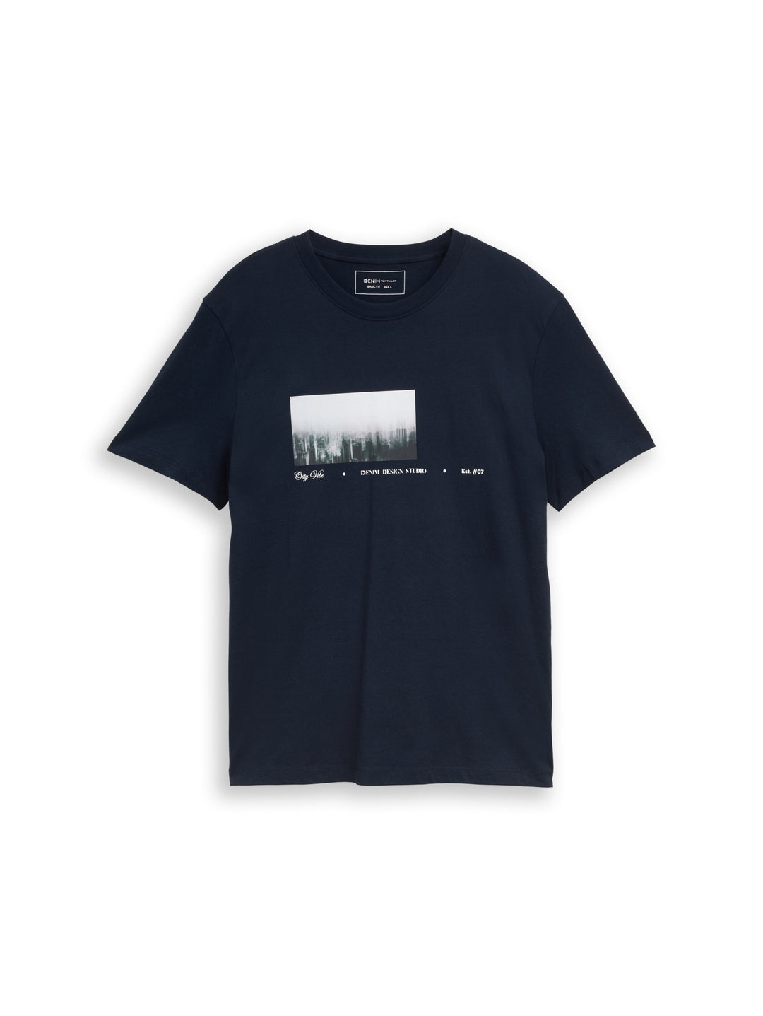 photo print t-shirt, sky captain blue 10668 Bild 1