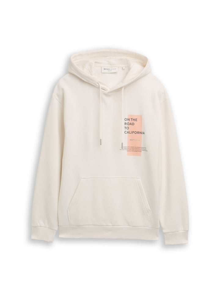 printed hoodie, Wool White 12906 Bild 1