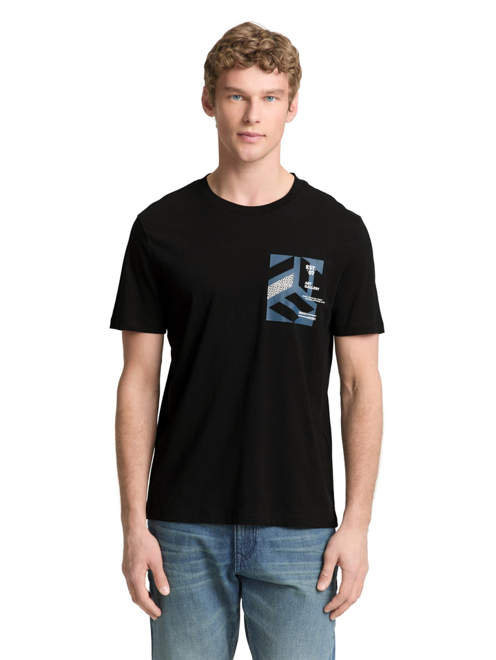 printed t-shirt, Black 29999 Bild 5
