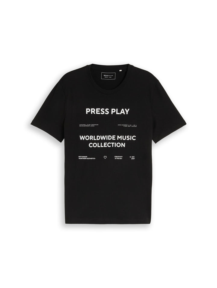 printed t-shirt, Black 29999 Bild 1