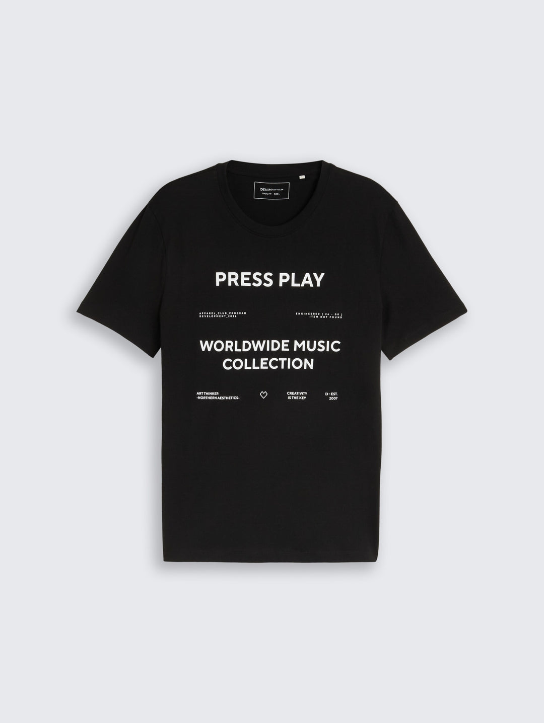 printed t-shirt, Black 29999 Bild 1