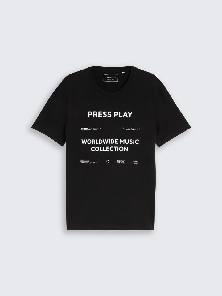 printed t-shirt, Black 29999 Bild 1
