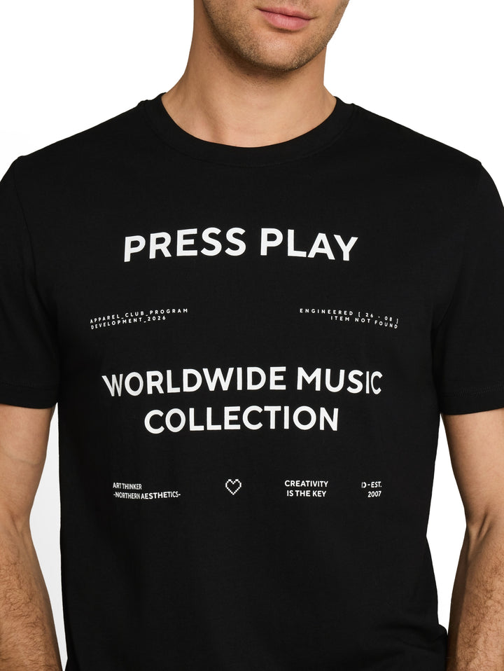 printed t-shirt, Black 29999 Bild 6