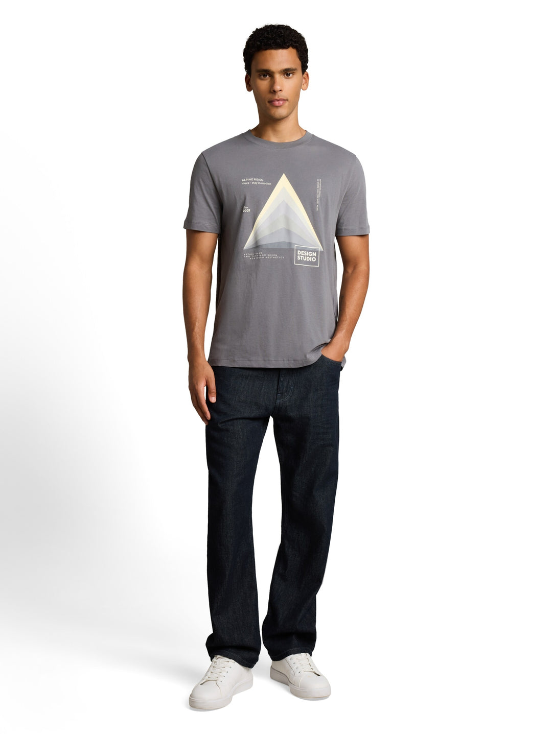 printed t-shirt, classic grey 31004 Bild 3