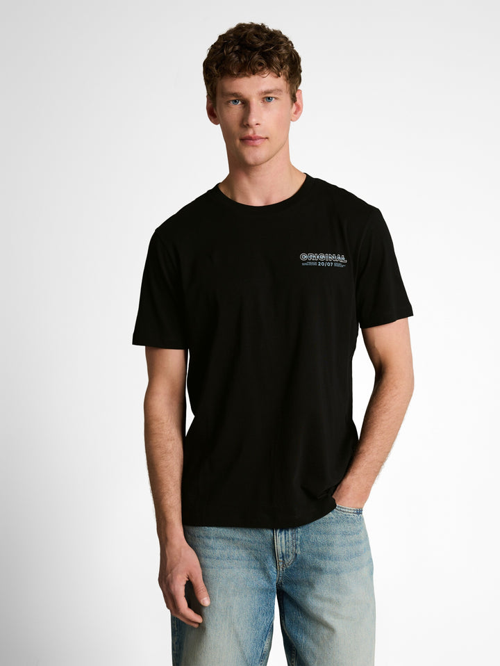 printed t-shirt, deep sea black 35797 Bild 5