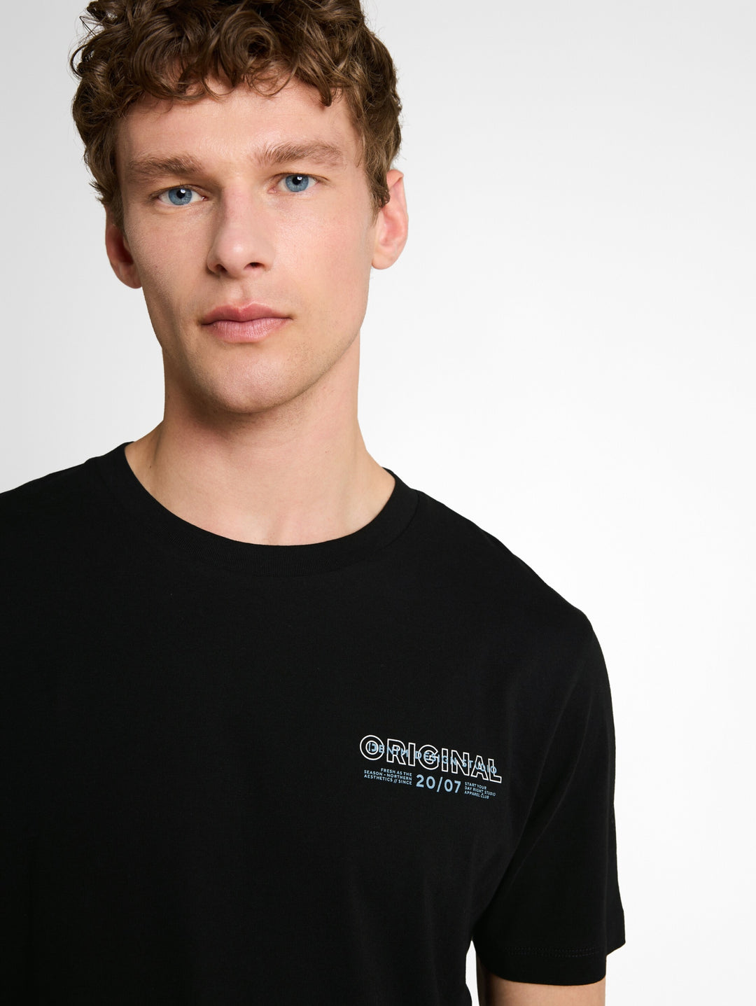 printed t-shirt, deep sea black 35797 Bild 6