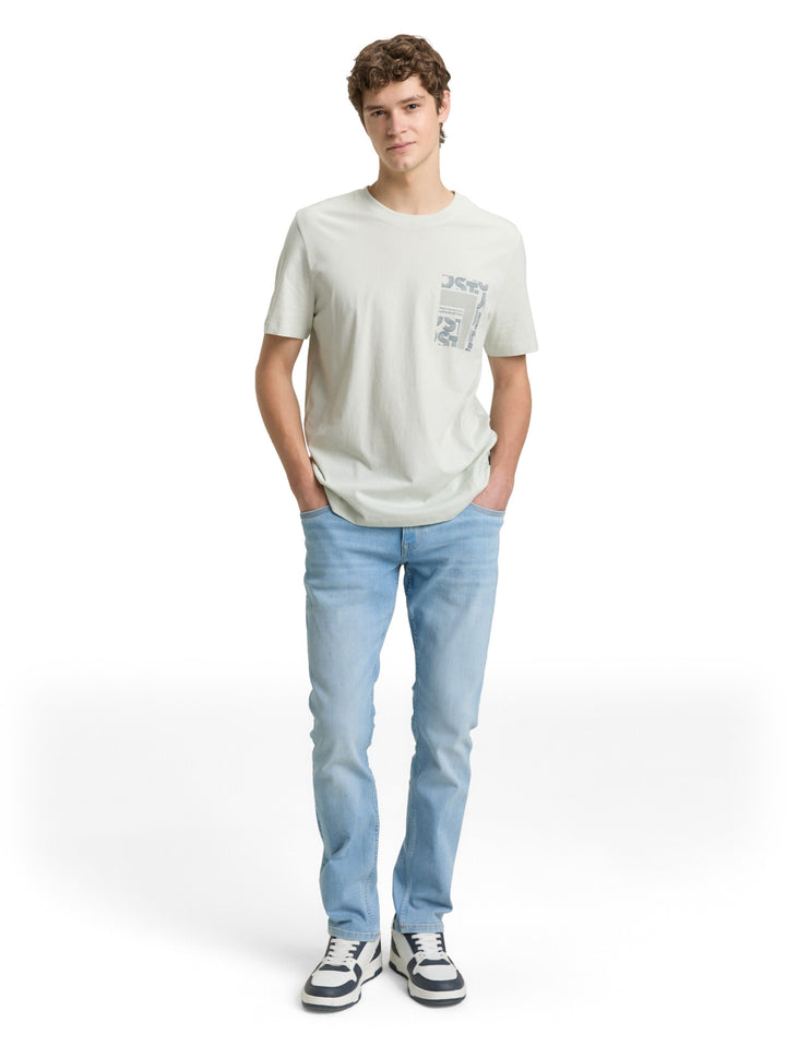printed t-shirt, frozen light mint 39444 Bild 3