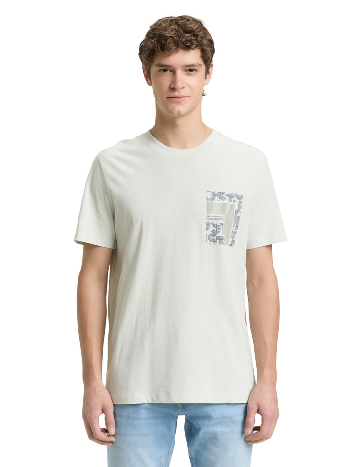 printed t-shirt, frozen light mint 39444 Bild 5