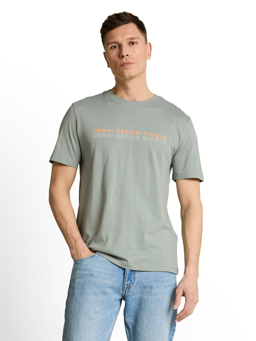 printed t-shirt, green mist 16005 Bild 6