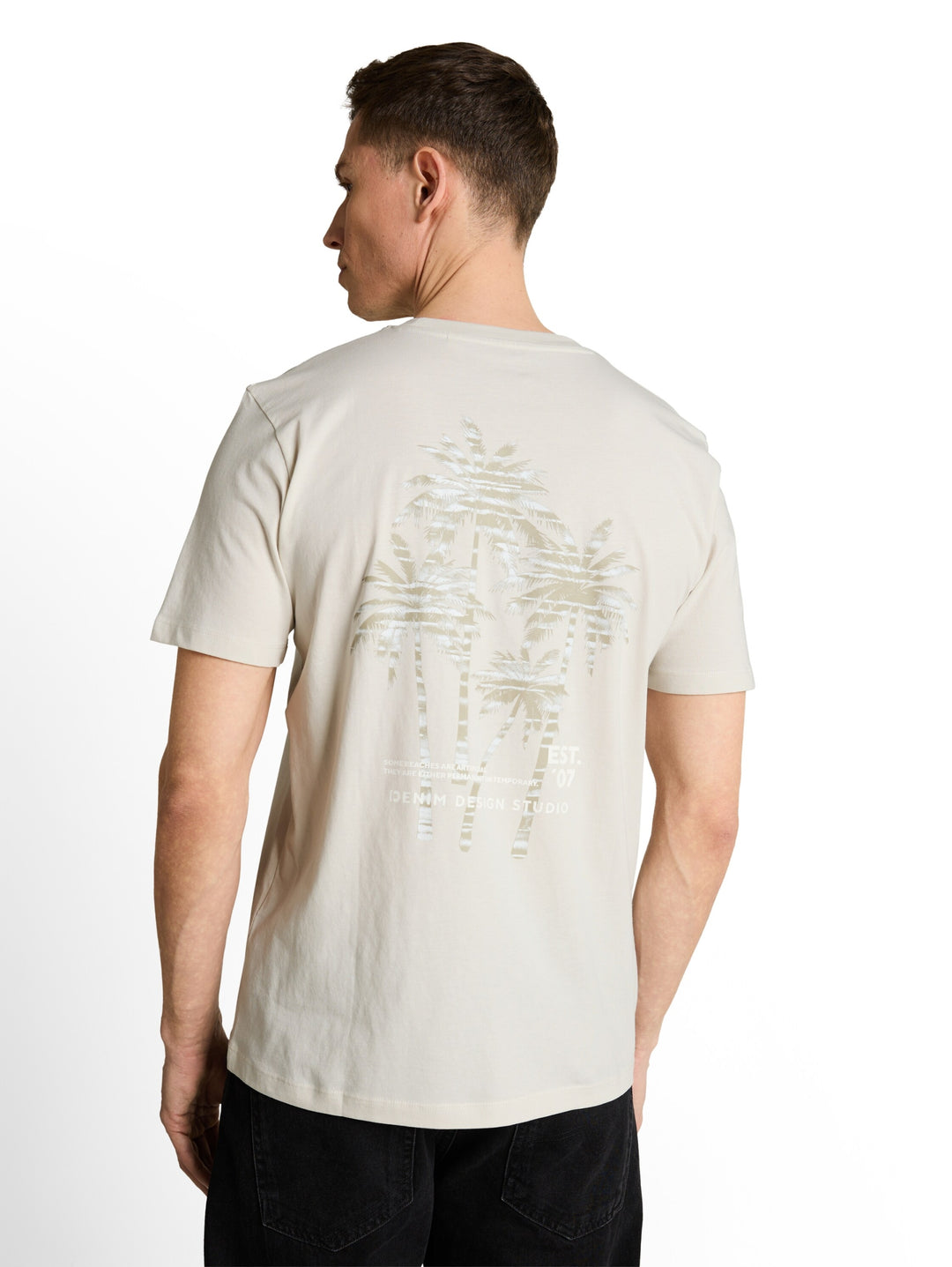 printed t-shirt, greyish white 32257 Bild 4
