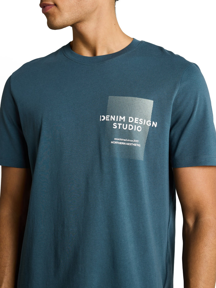 printed t-shirt, tide petrol 32227 Bild 5