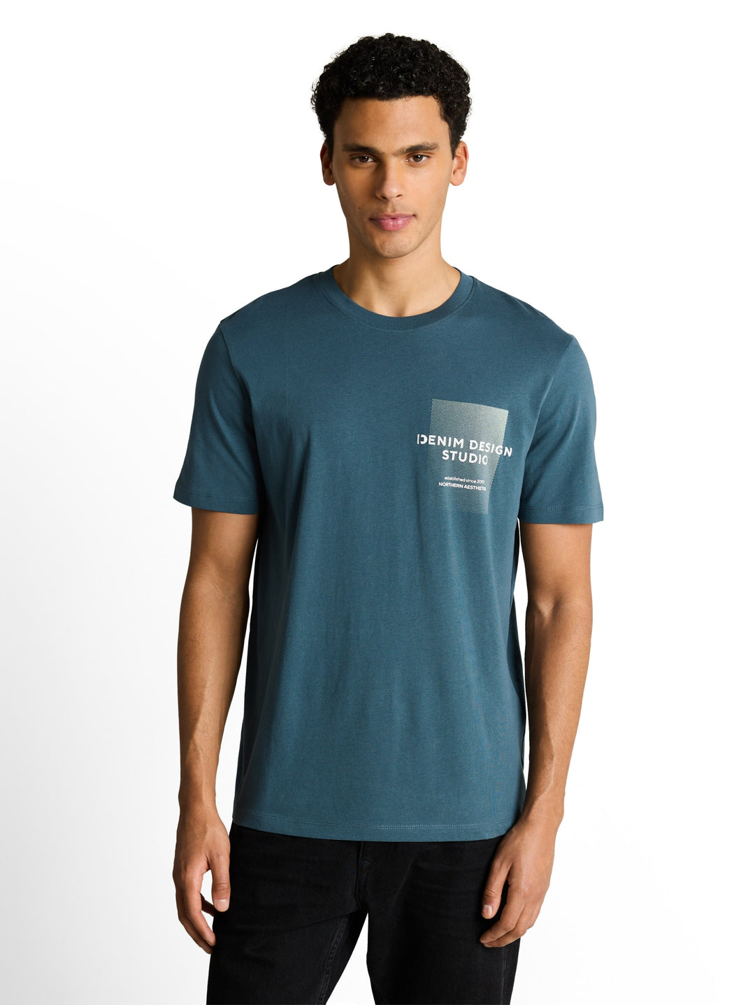 printed t-shirt, tide petrol 32227 Bild 6