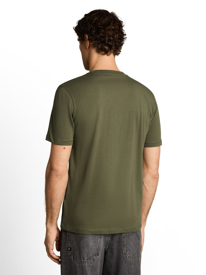 printed t-shirt, urban olive green 23802 Bild 4