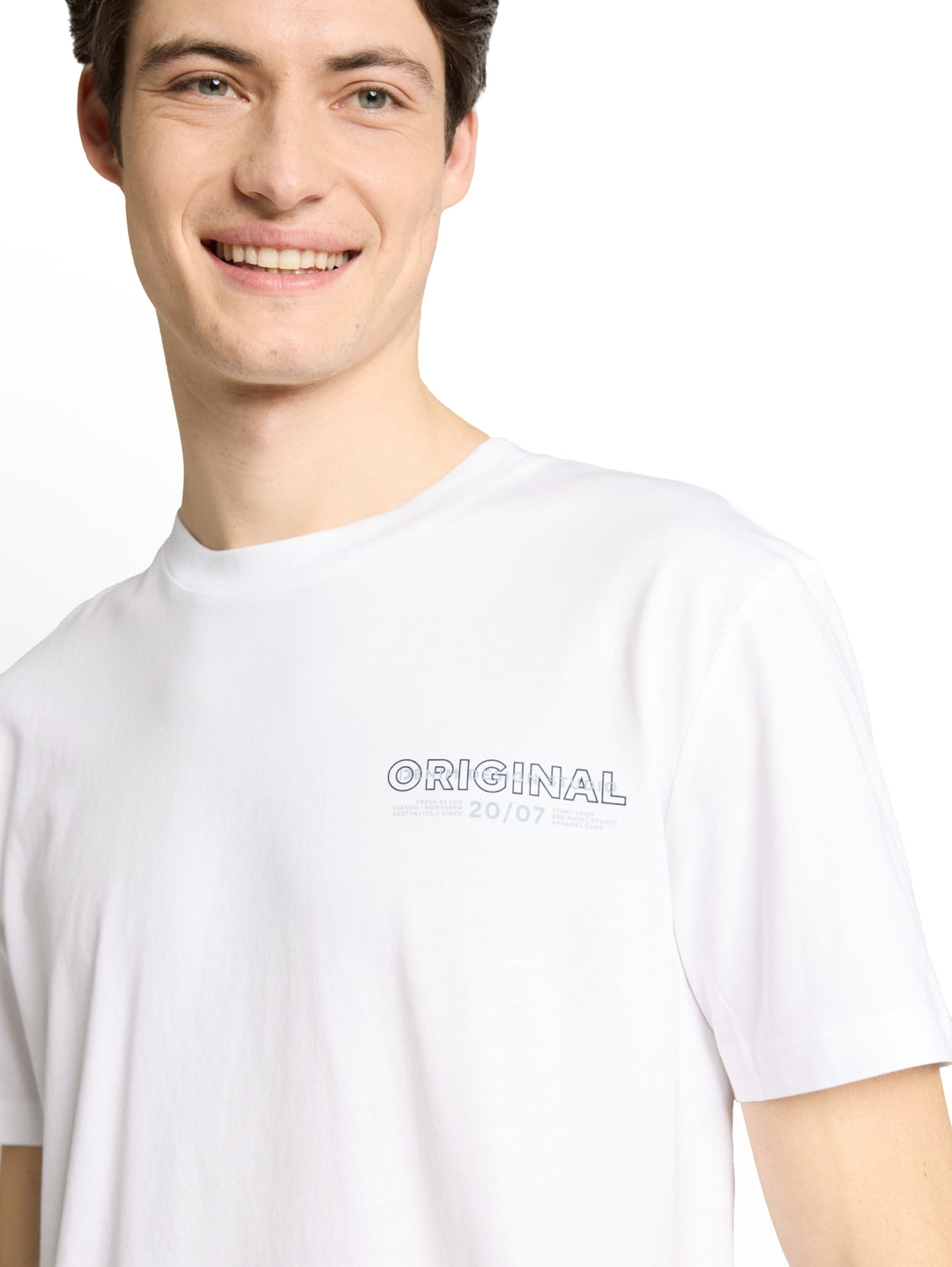 printed t-shirt, white horse 18104 Bild 6