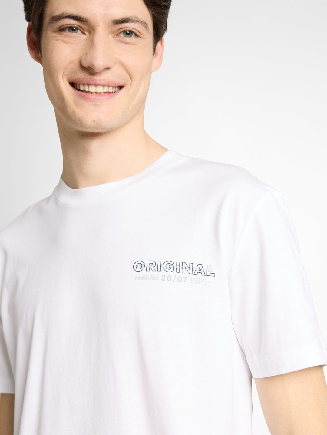 printed t-shirt, white horse 18104 Bild 6
