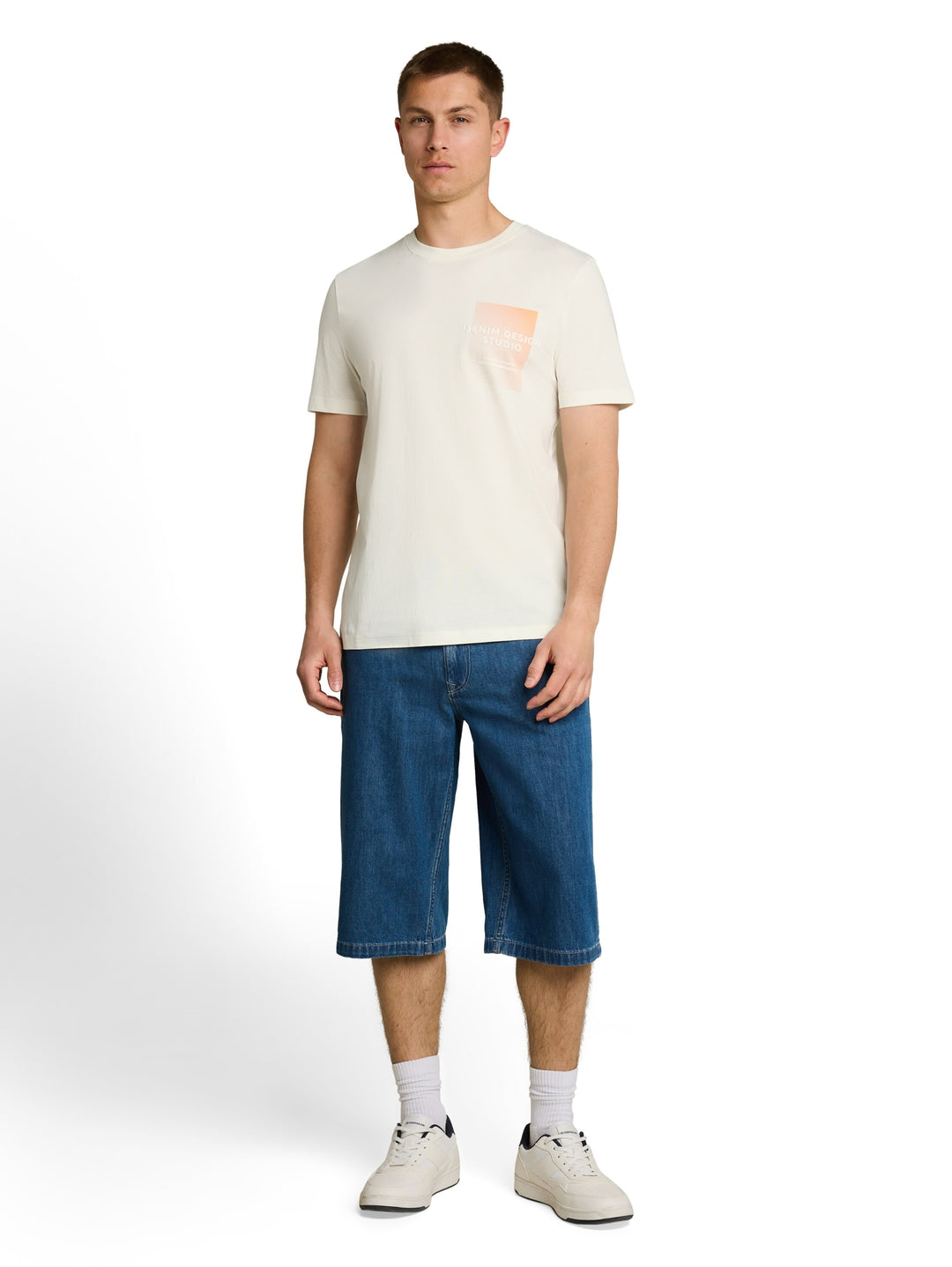 printed t-shirt, Wool White 12906 Bild 9