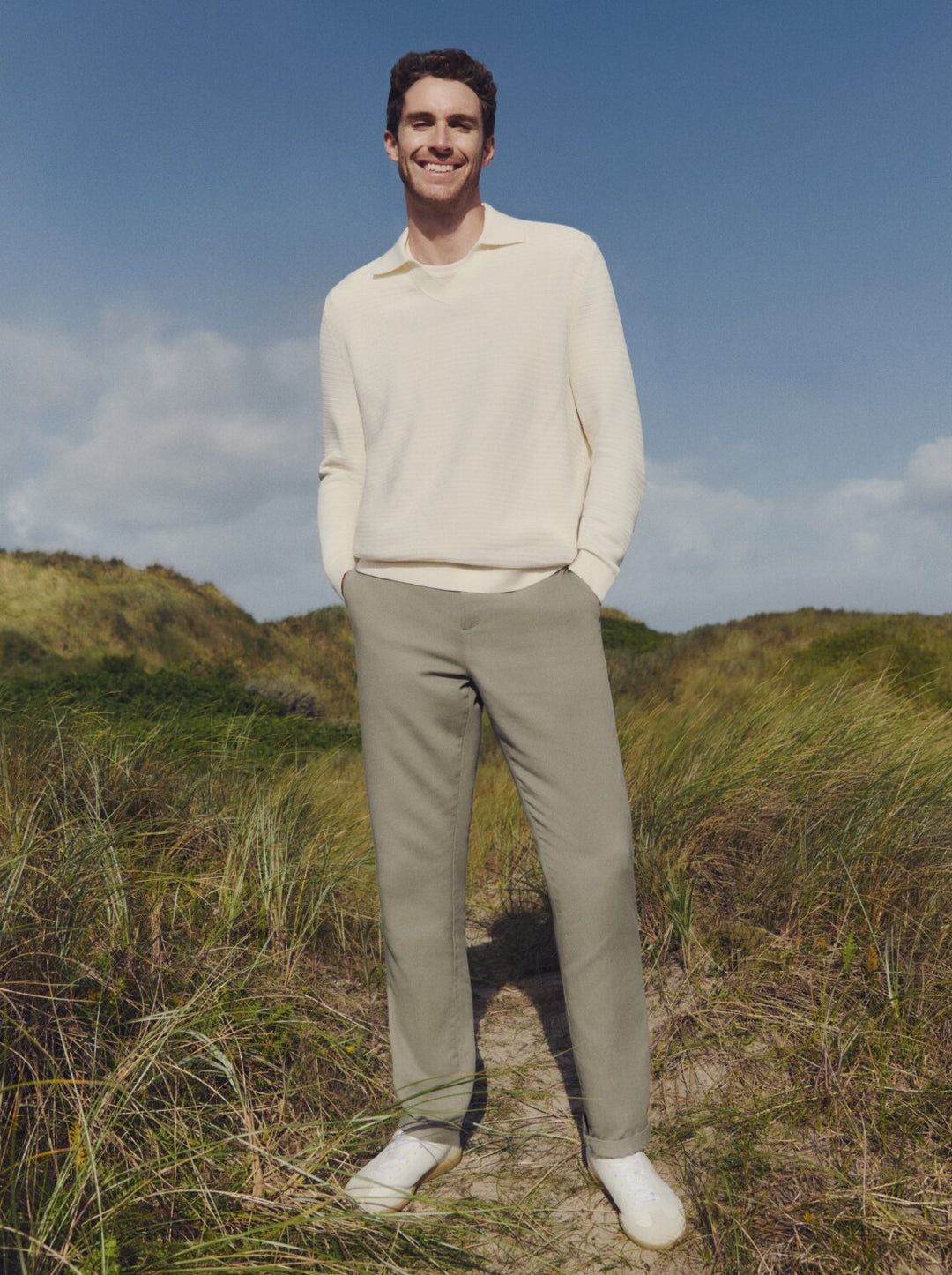 regular soft chino, Greyish Shadow Olive 10767 Bild 4