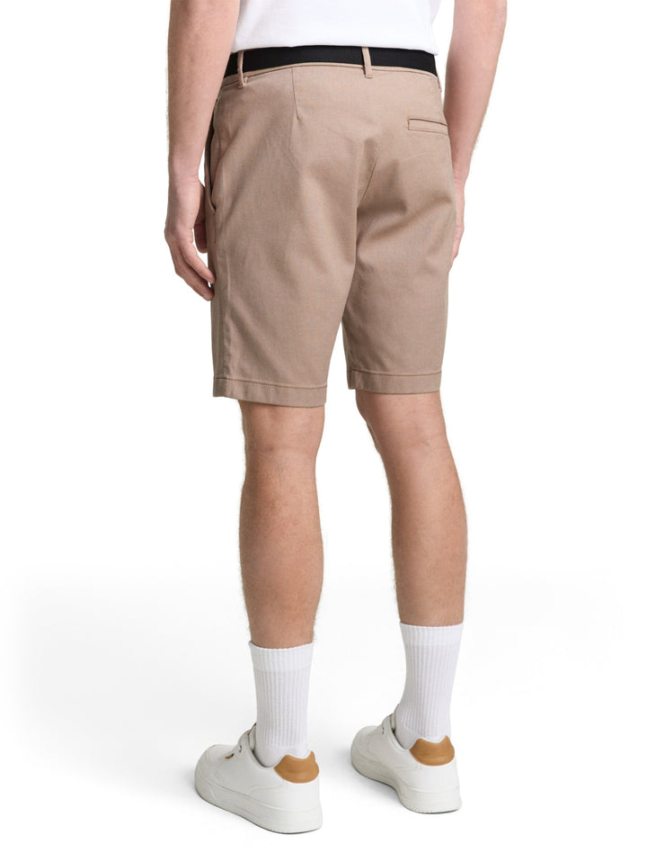 regular structured chino short, beige tonal twill structure 39551 Bild 4