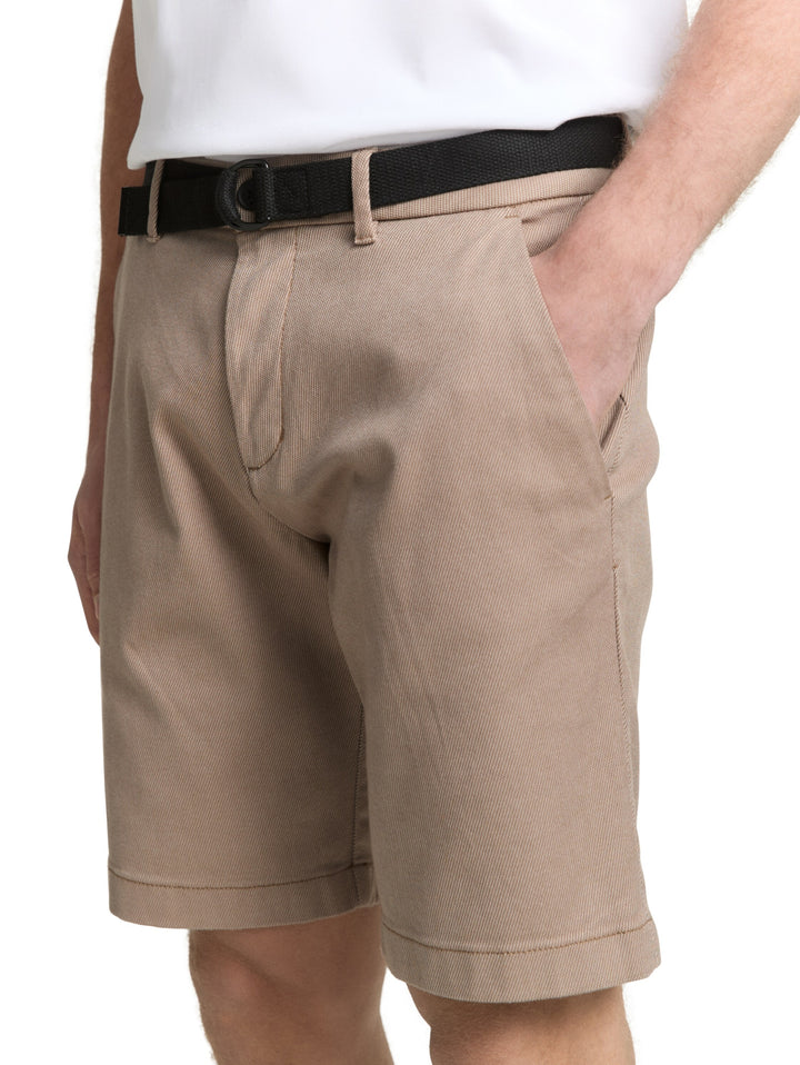 regular structured chino short, beige tonal twill structure 39551 Bild 6