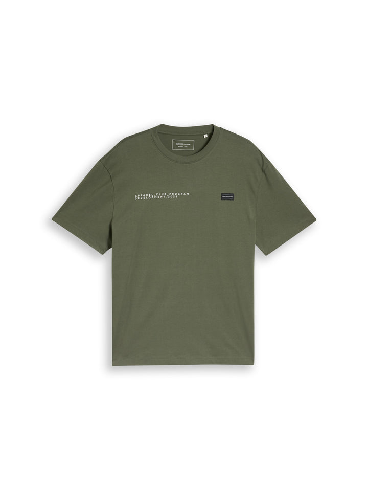 relaxed applicated print t-shi, urban olive green 23802 Bild 1
