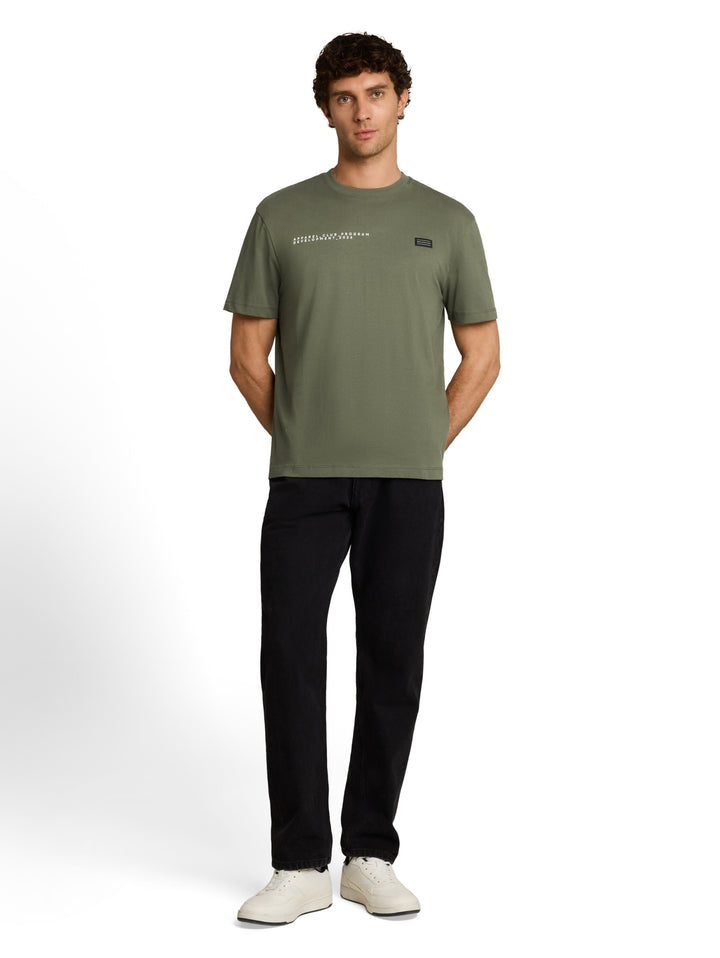 relaxed applicated print t-shi, urban olive green 23802 Bild 3