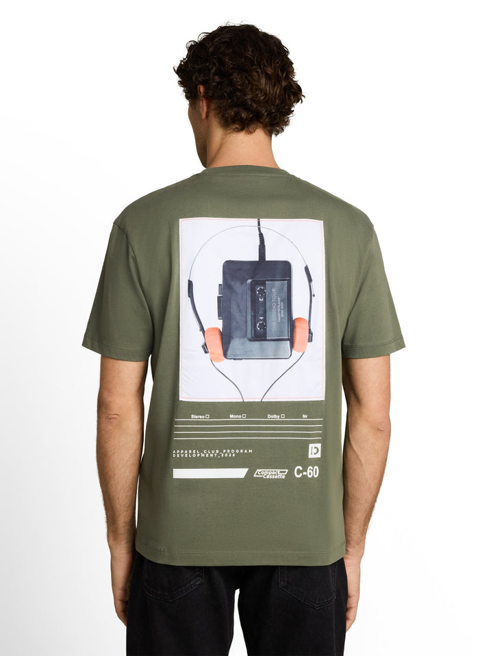 relaxed applicated print t-shi, urban olive green 23802 Bild 4