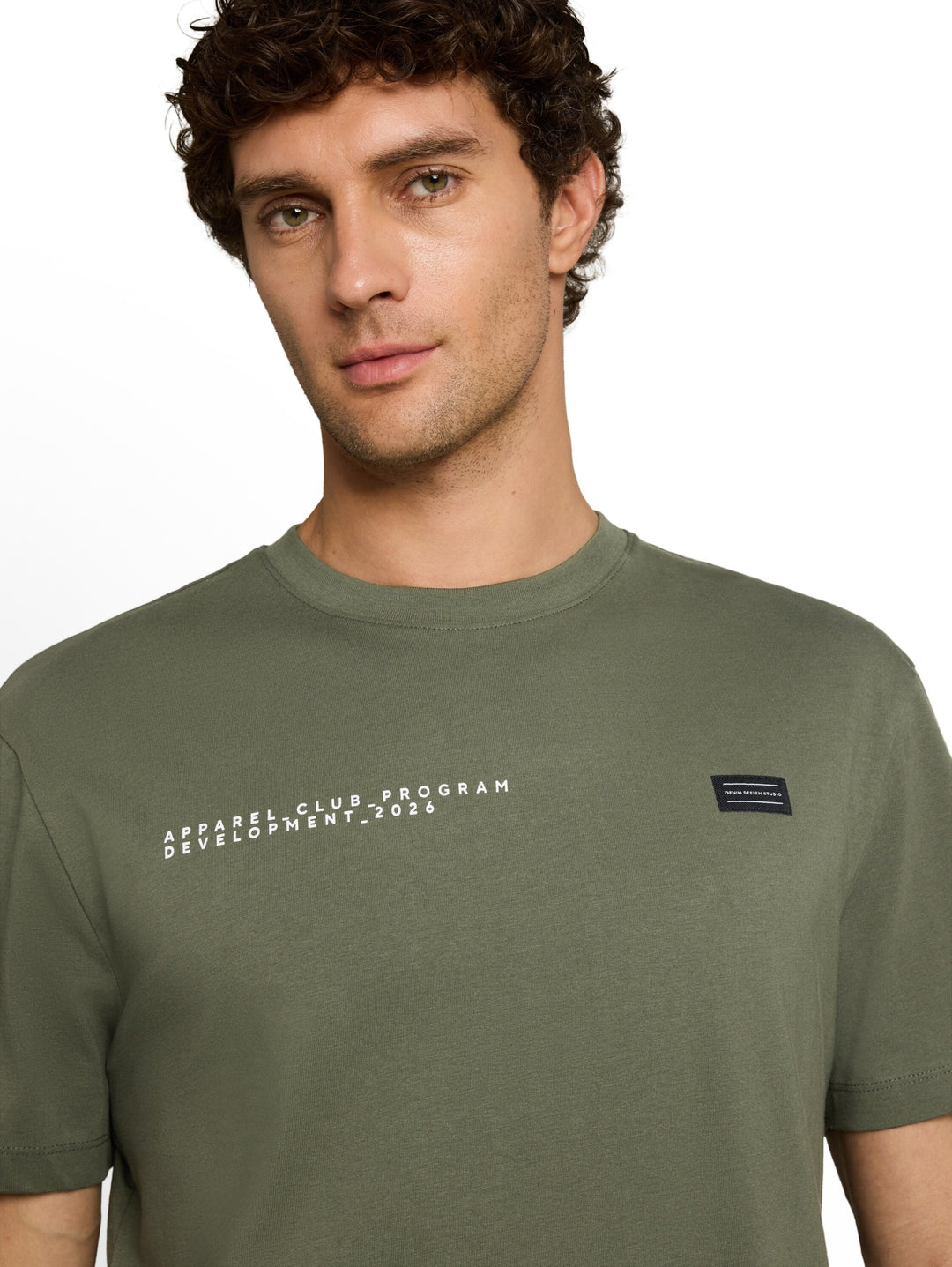 relaxed applicated print t-shi, urban olive green 23802 Bild 5