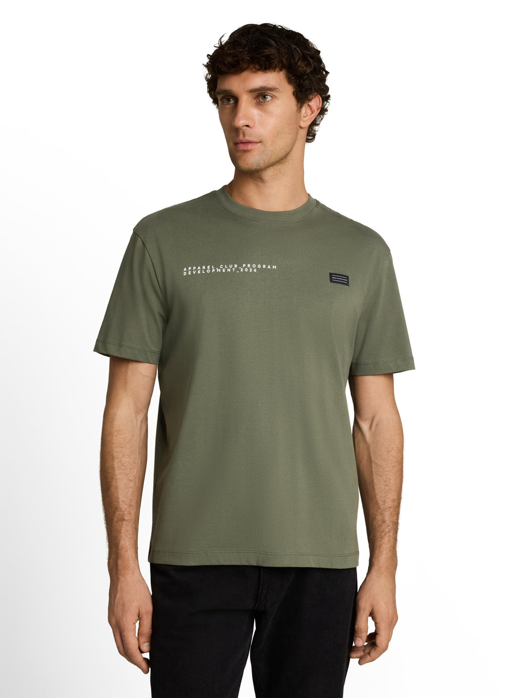 relaxed applicated print t-shi, urban olive green 23802 Bild 6