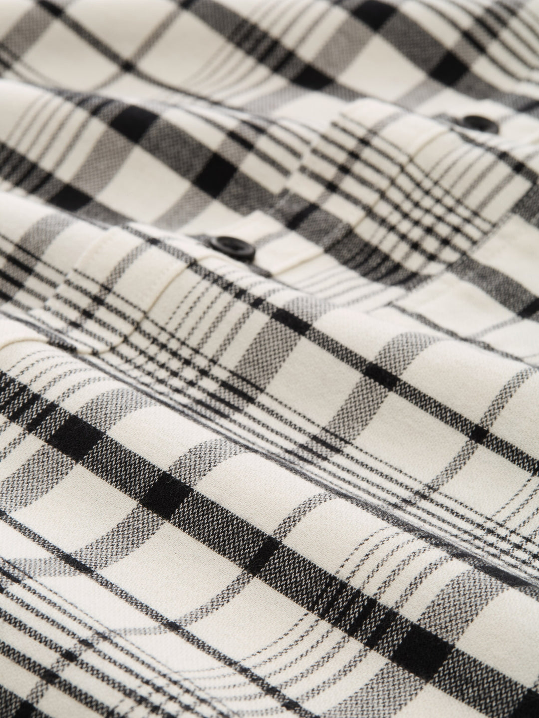 relaxed checked shirt, greyish white black check 39006 Bild 2