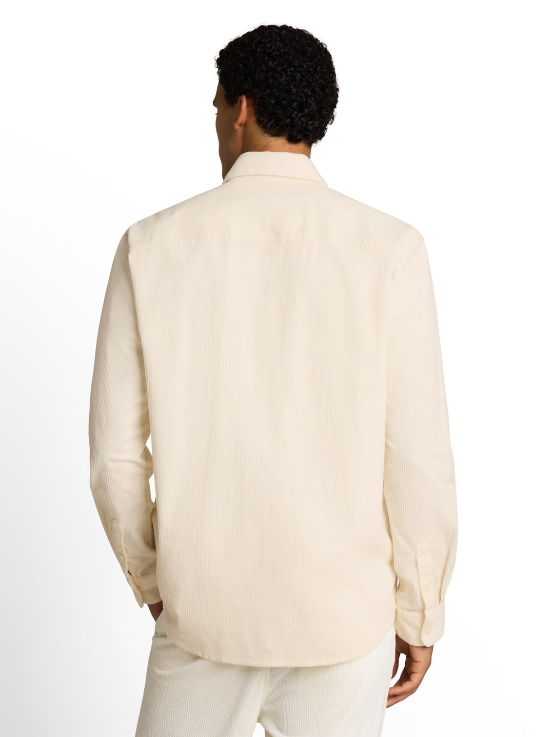 relaxed corduroy shirt, Gardenia White 10348 Bild 4