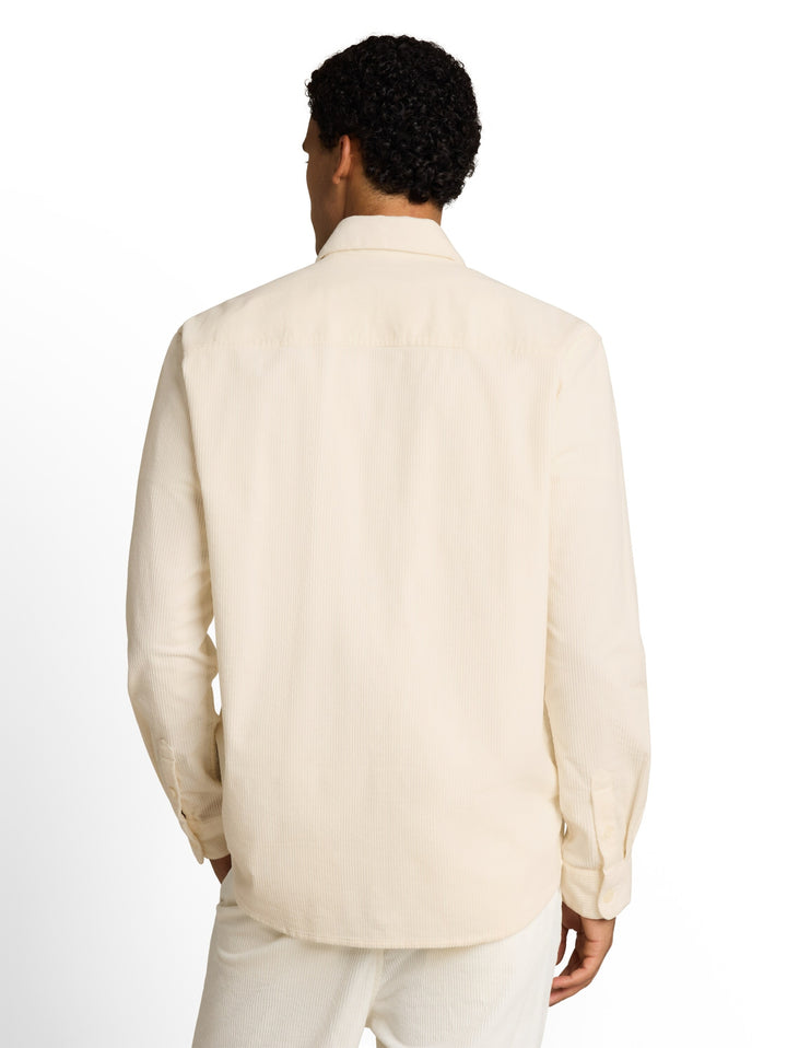 relaxed corduroy shirt, Gardenia White 10348 Bild 4