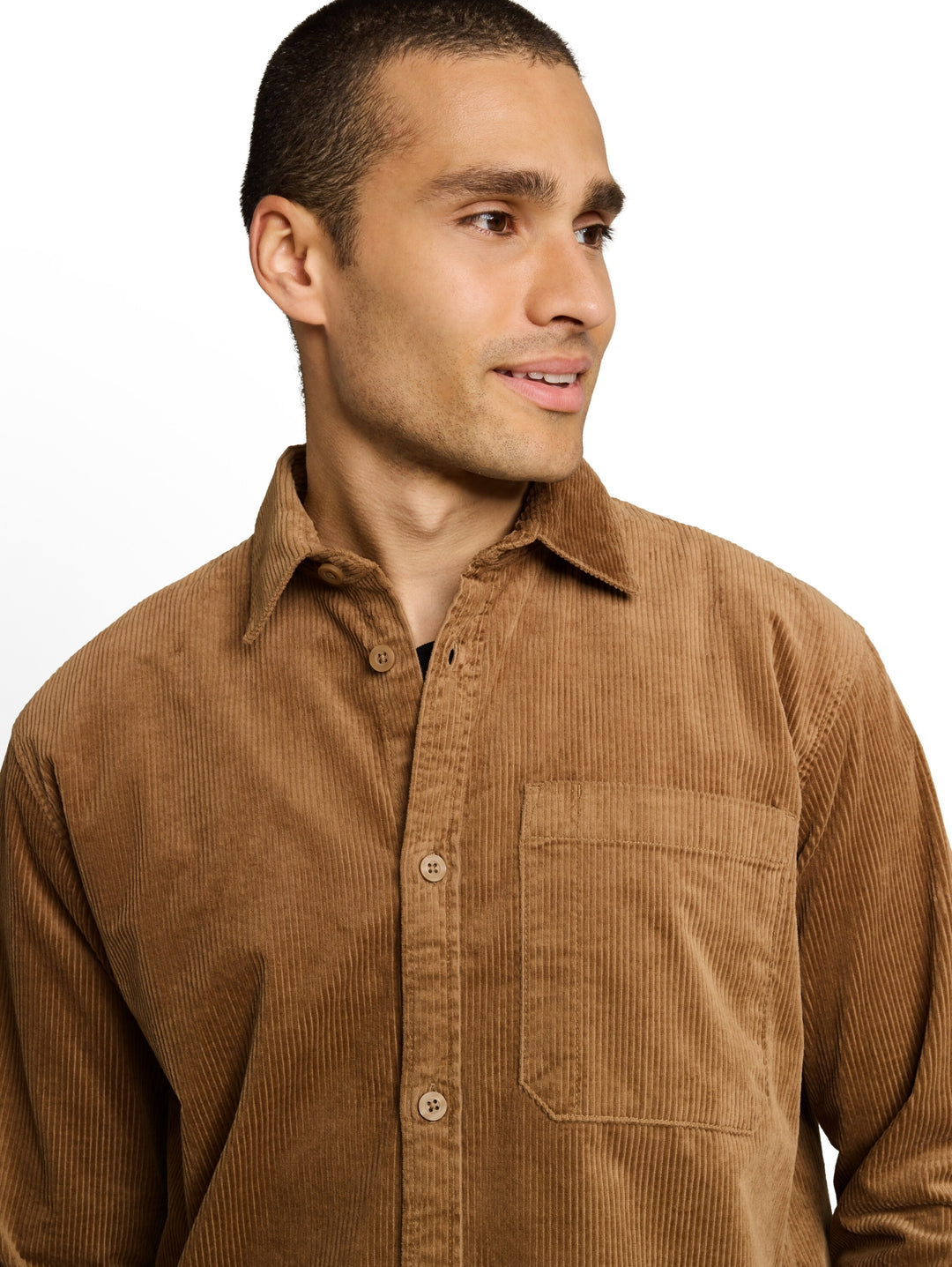 relaxed corduroy shirt, malt brown 28862 Bild 6