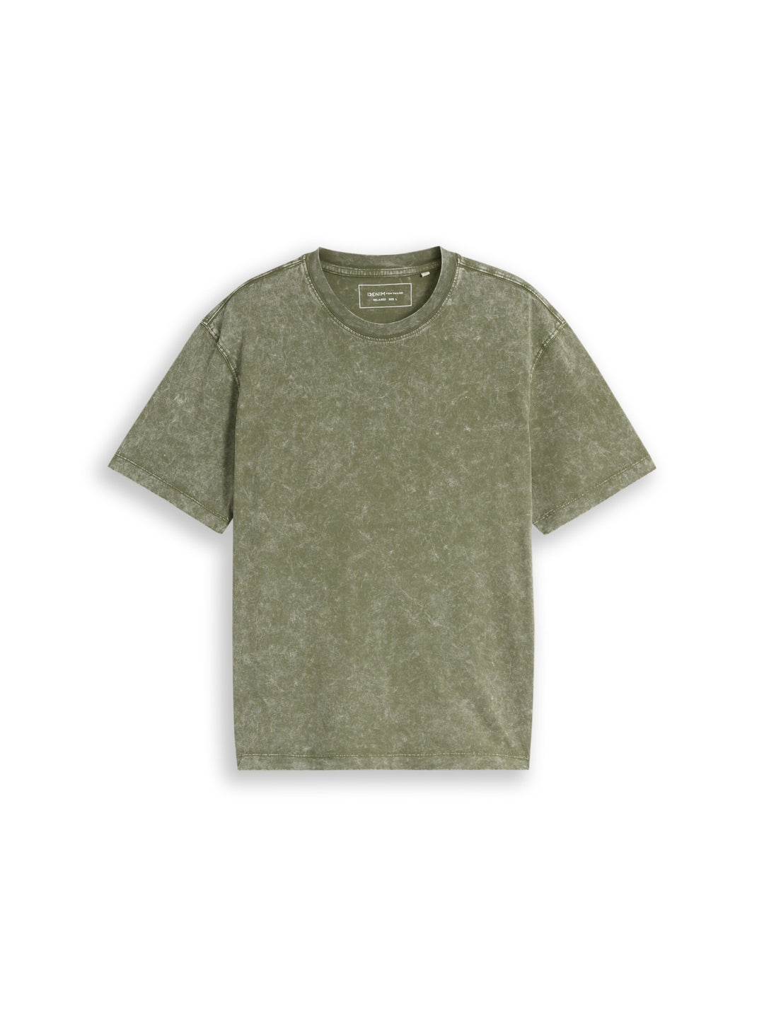 relaxed effect wash  t-shirt, Oak Leaf Green 10314 Bild 1