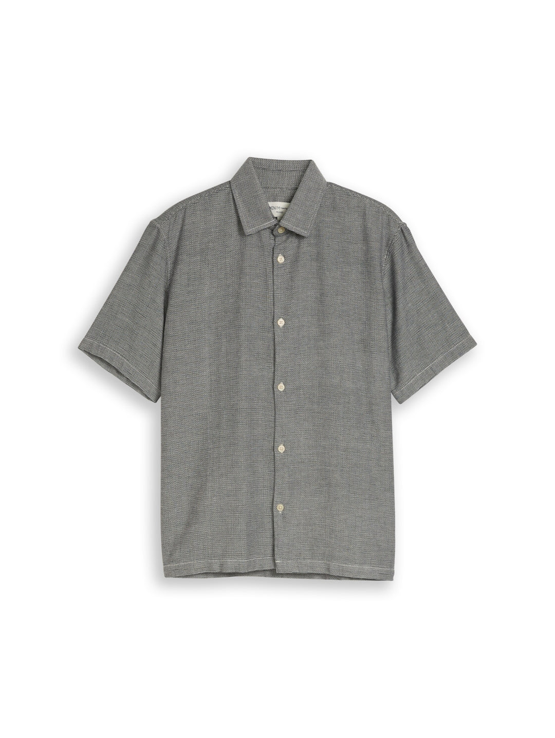 relaxed heavy structured shirt, black structure 39528 Bild 1