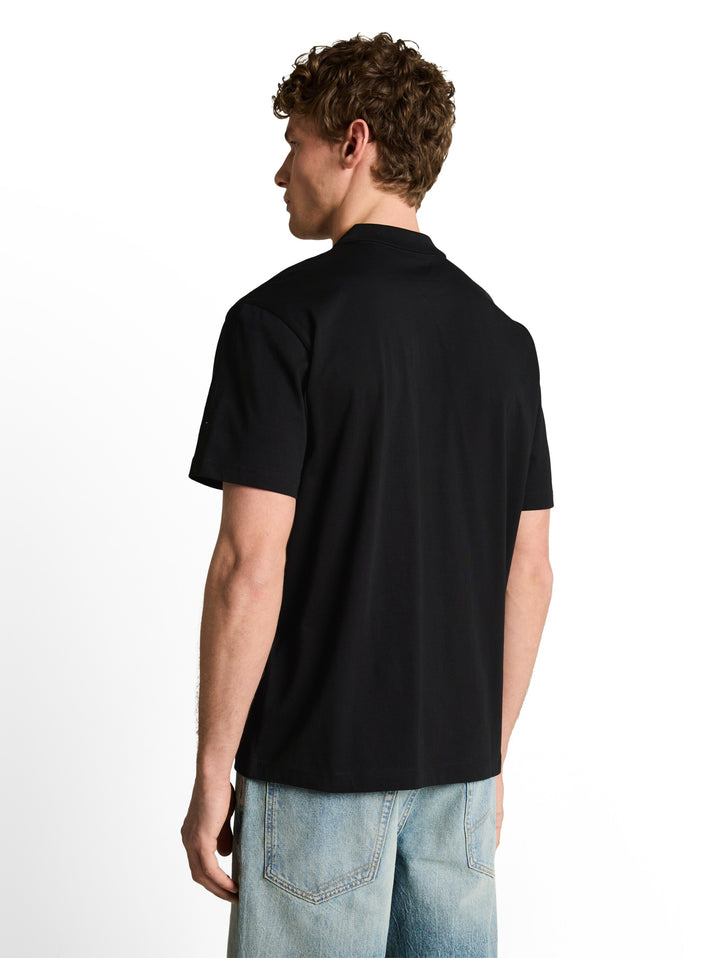 relaxed jersey polo, Black 29999 Bild 4