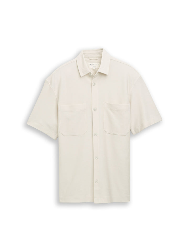 relaxed jersey shirt, greyish white 32257 Bild 1