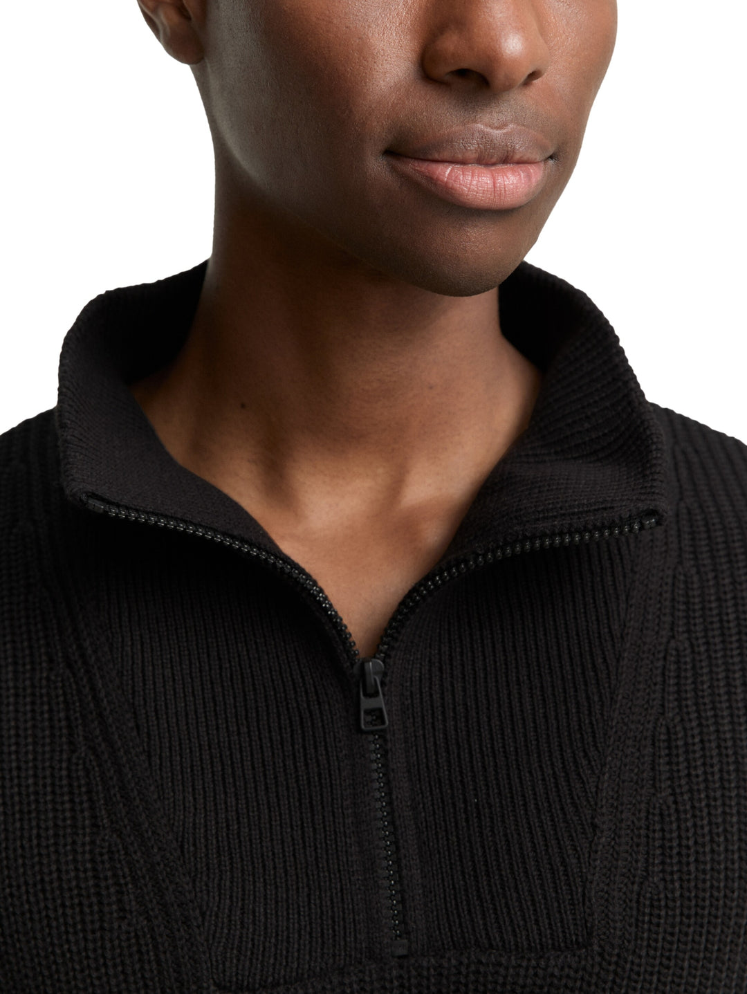 relaxed knit troyer, Black 29999 Bild 6