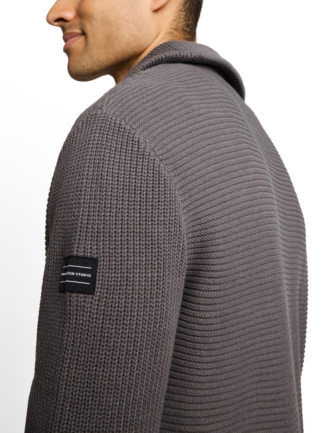 relaxed knit troyer, classic grey 31004 Bild 6