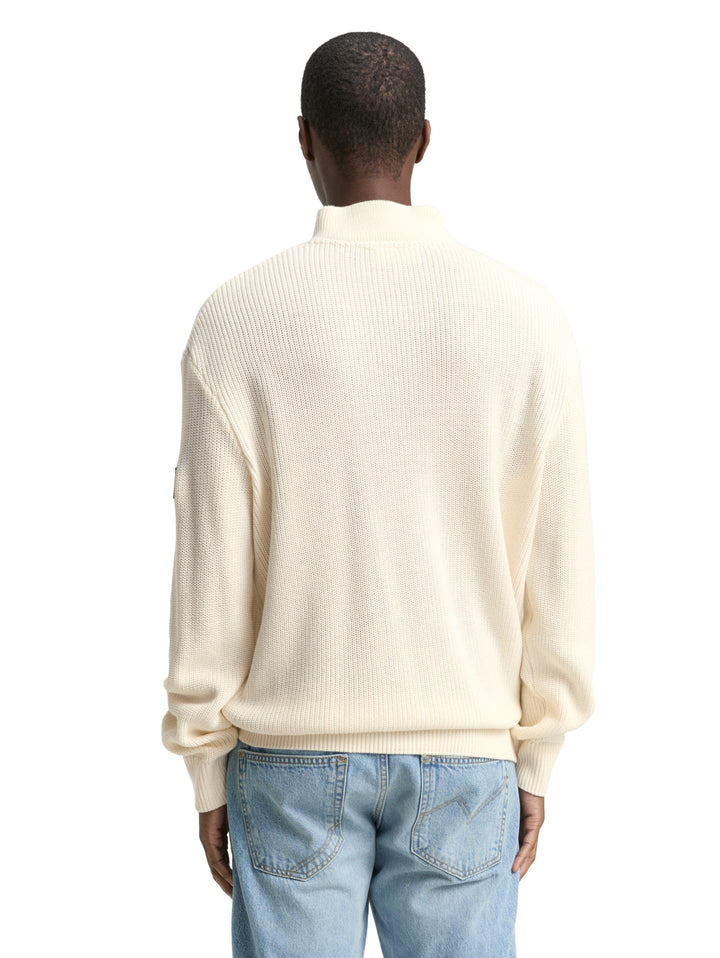 relaxed knit troyer, Wool White 12906 Bild 4