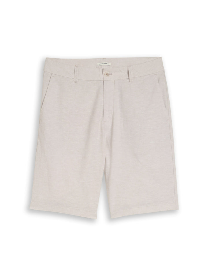 relaxed linen chino shorts, muted grey chambray 39546 Bild 1
