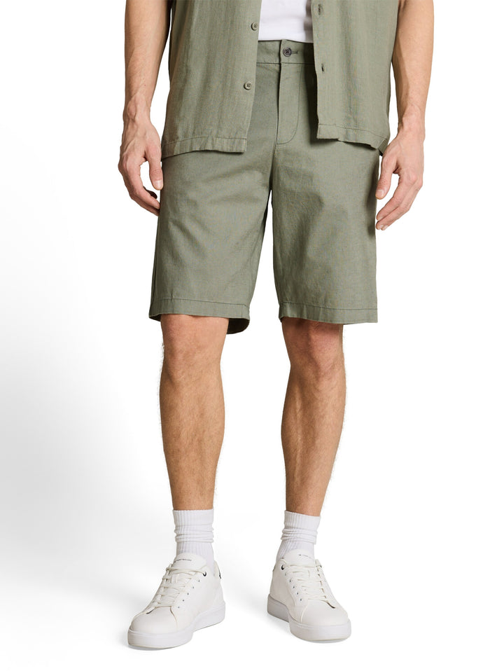 relaxed linen chino shorts, Sea Spray 10427 Bild 2
