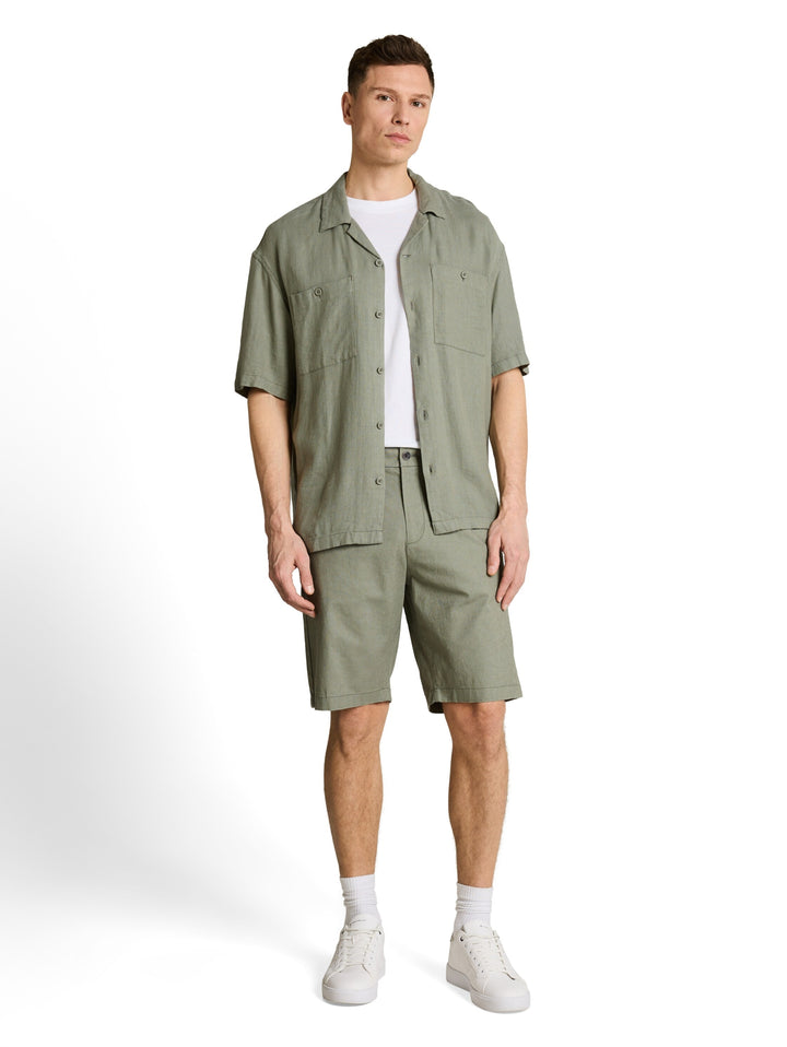 relaxed linen chino shorts, Sea Spray 10427 Bild 6