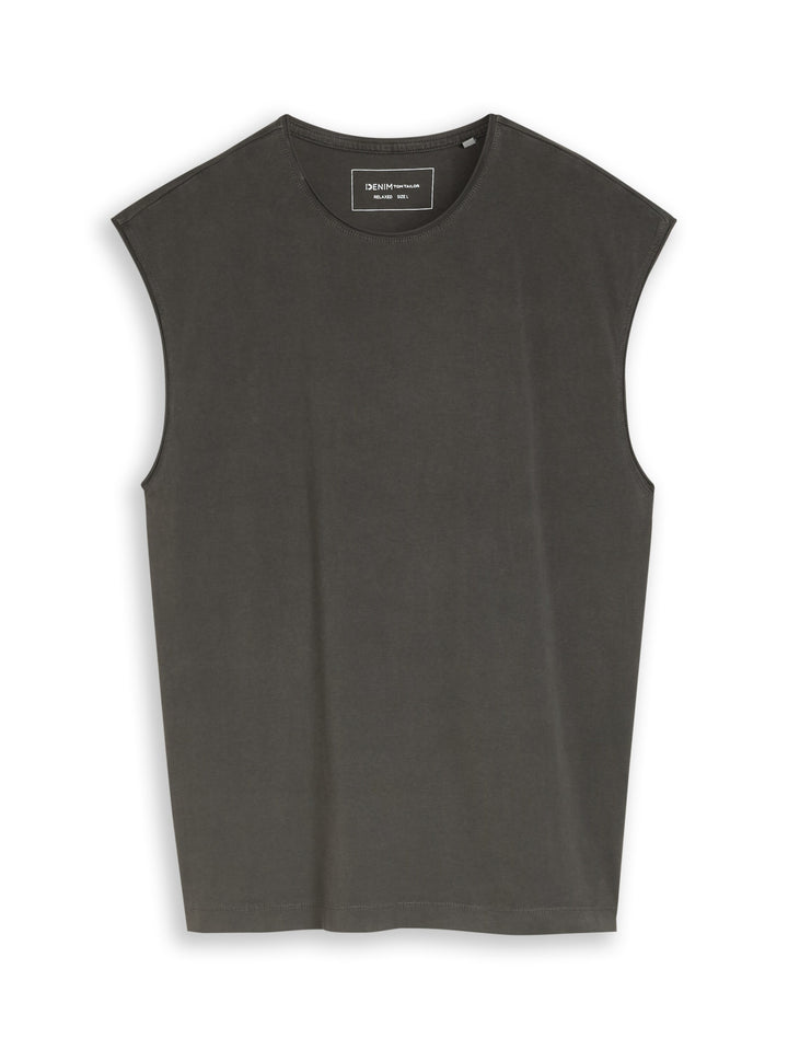 relaxed overdye tank top, Black 29999 Bild 1