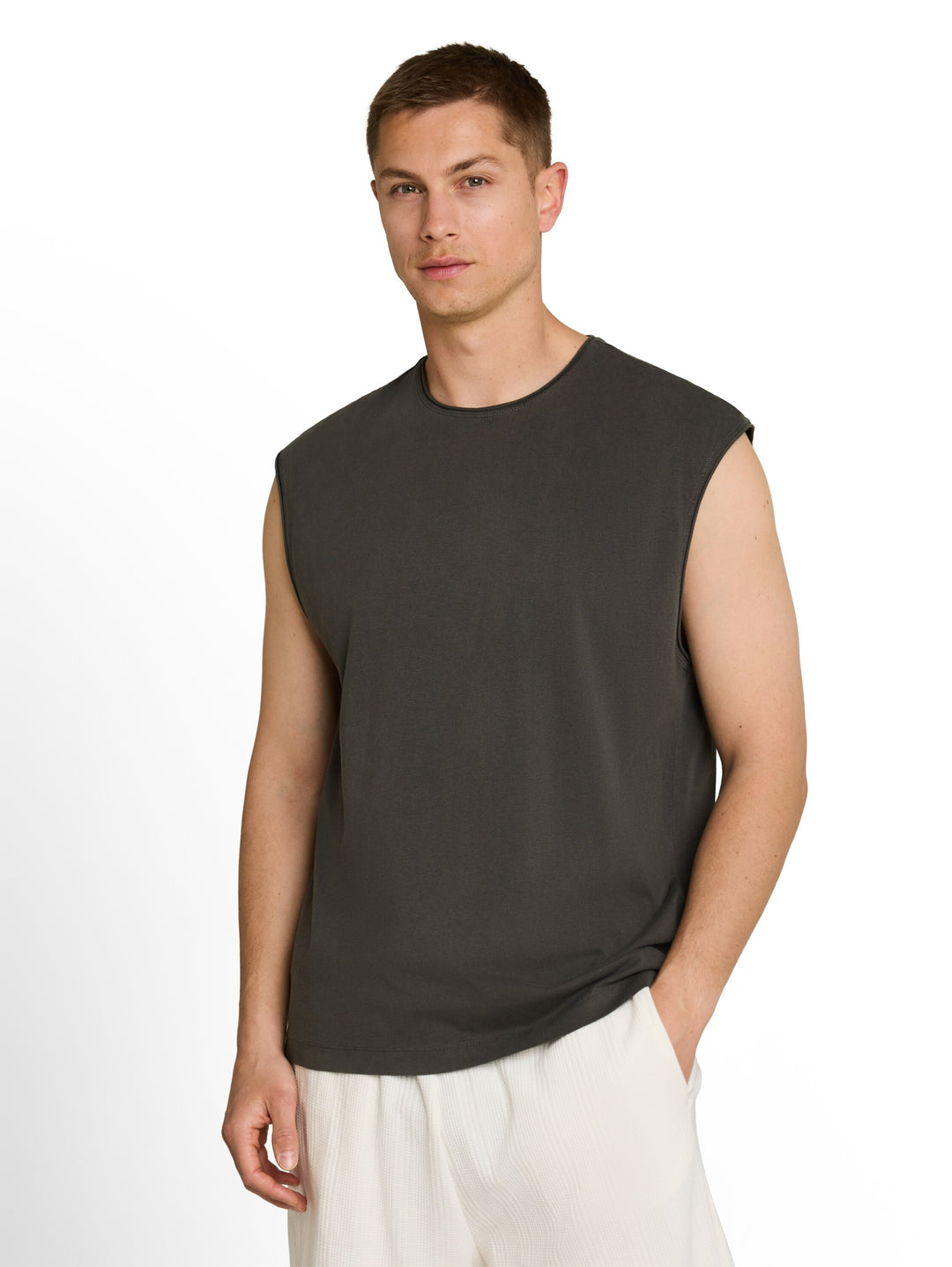 relaxed overdye tank top, Black 29999 Bild 6