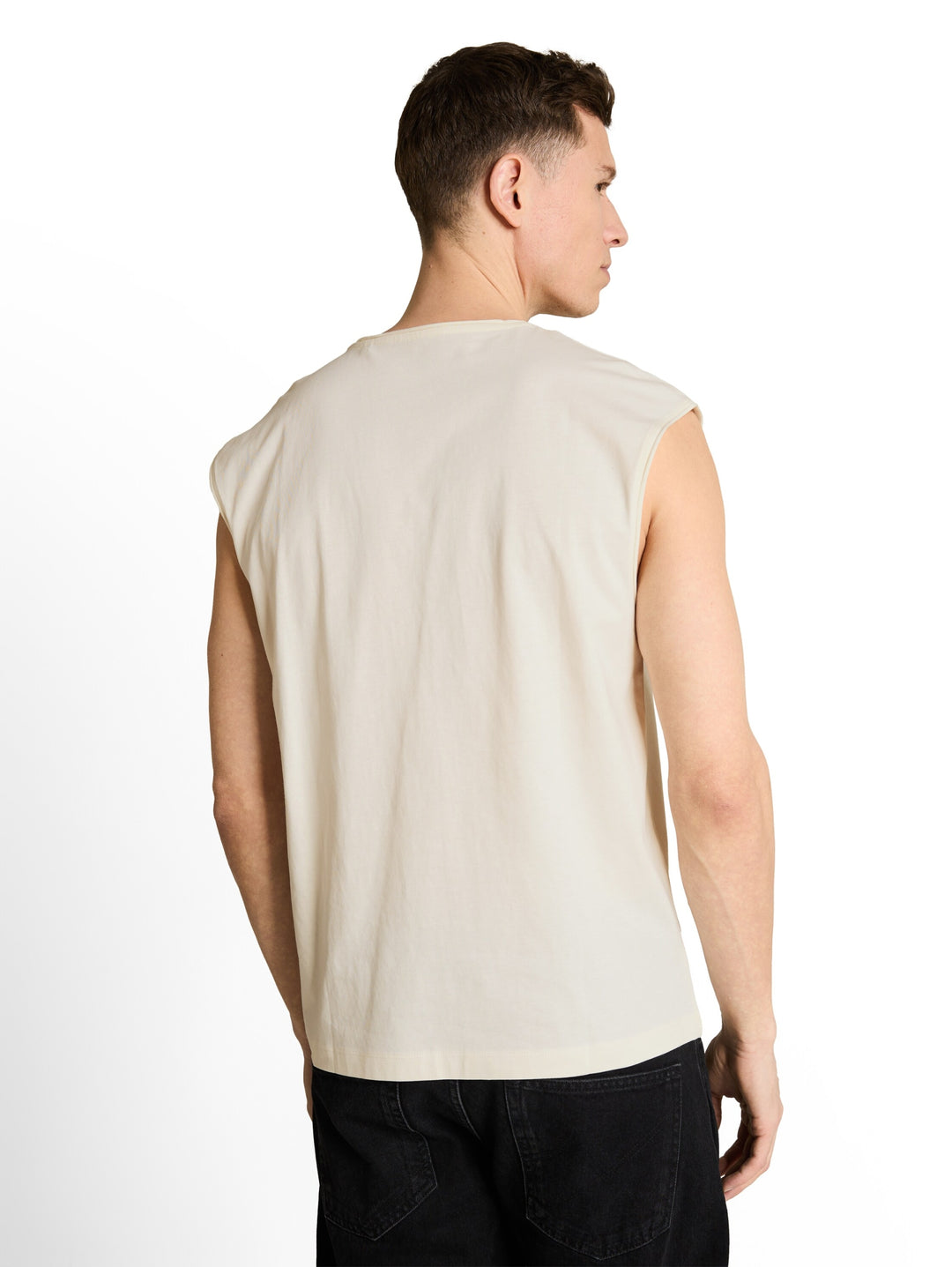 relaxed overdye tank top, Wool White 12906 Bild 4