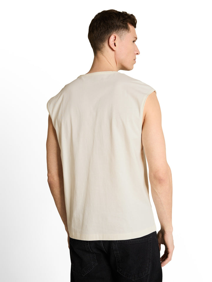 relaxed overdye tank top, Wool White 12906 Bild 4